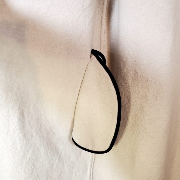 LANIUS 100% VIRGIN WOOL LONG COAT Size 42 Large - Picture 6 of 15